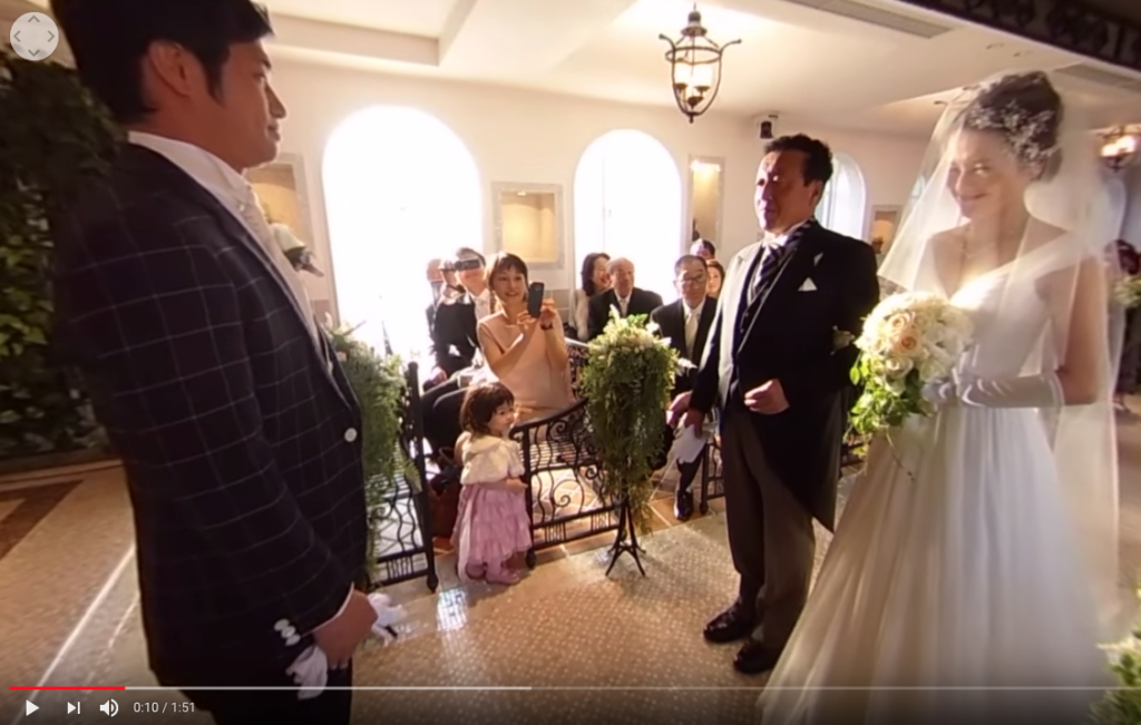 VR結婚式360動画